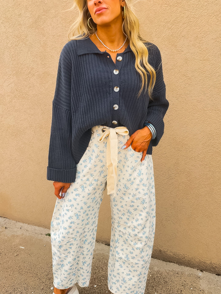 Simply Basic Button Down Sweater