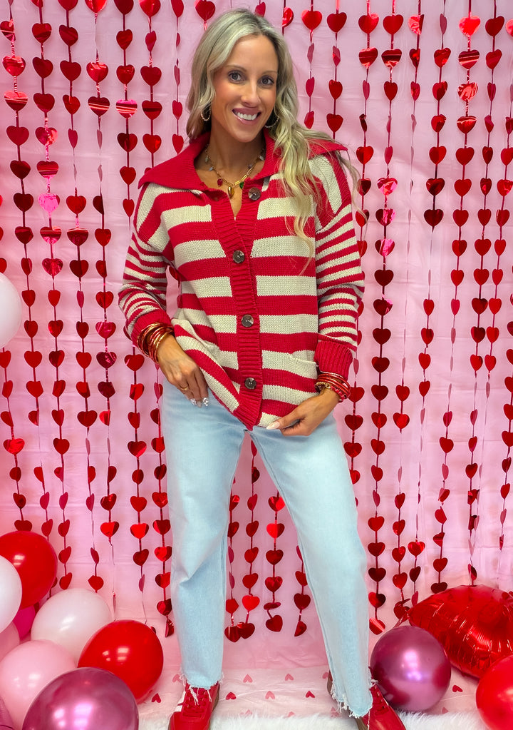 The Candy Stripe Cardigan