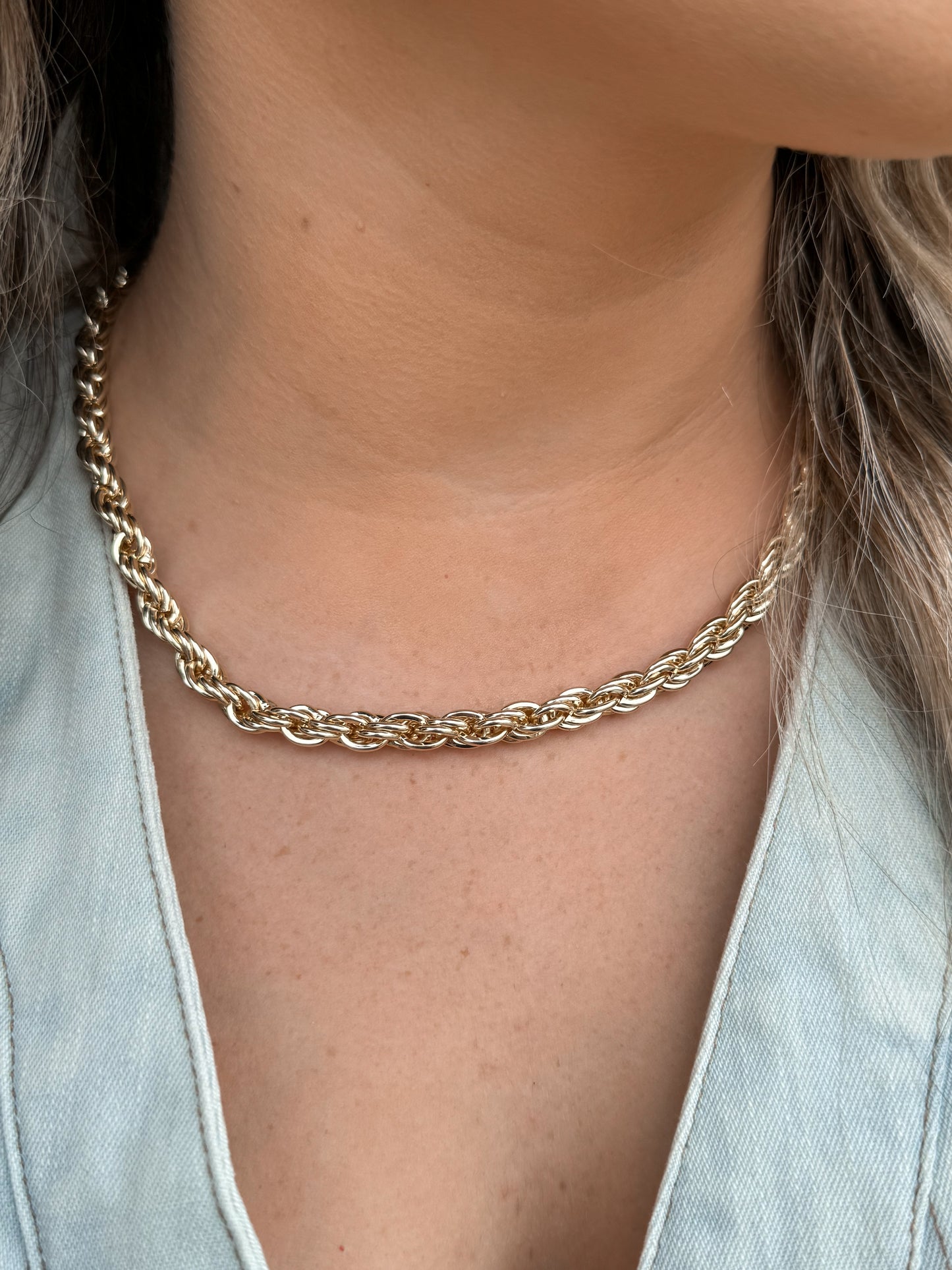 B.b. Lila Tight Rope Necklace