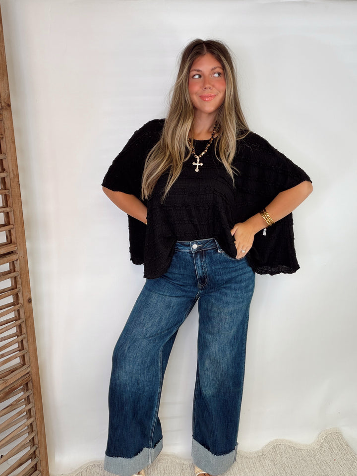 Soft Tease Ruffle Top