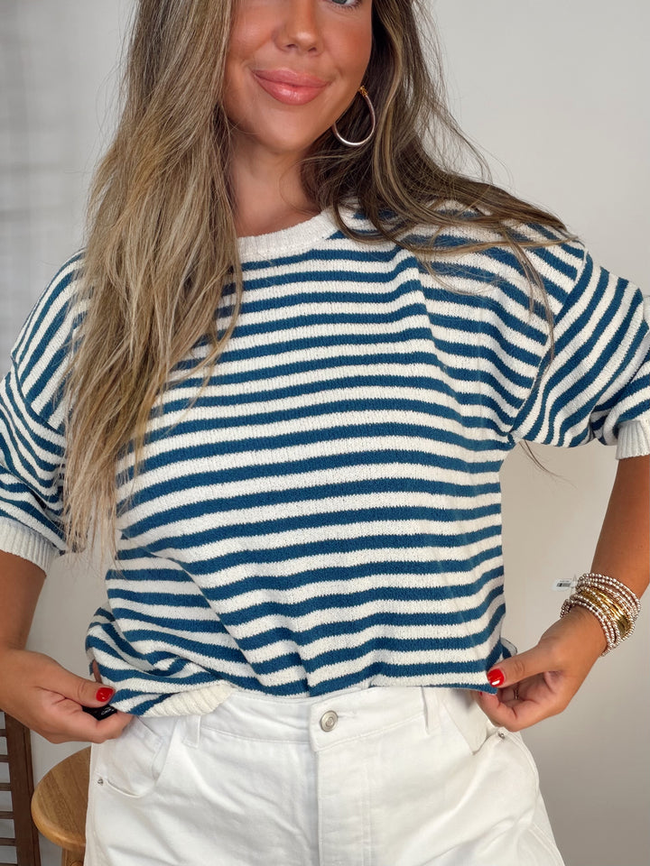 Totally You Stripe Top