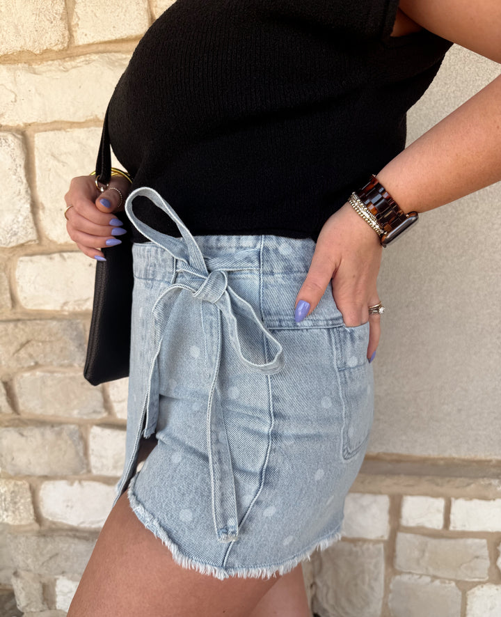 Playful Polka Dot Skort