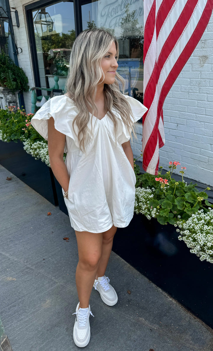 Show Out V-Neck Romper