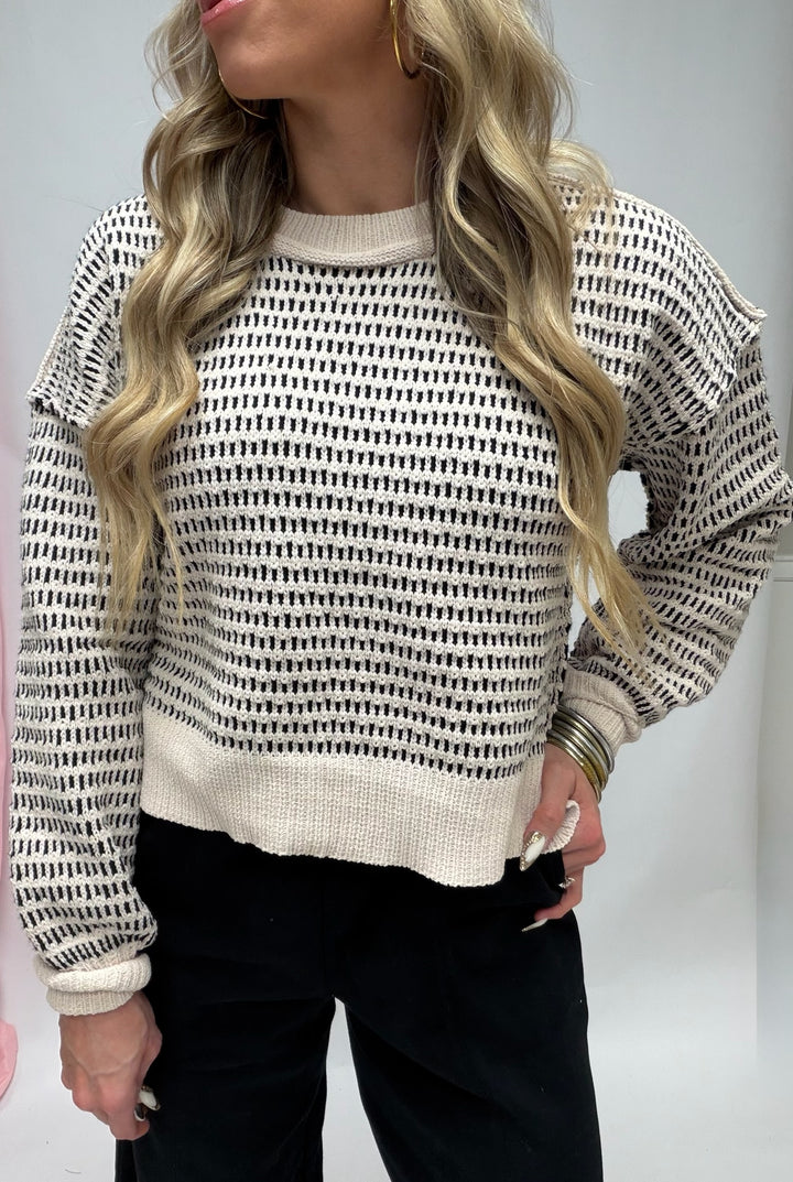 SBS- The Waffle Stitch Sweater