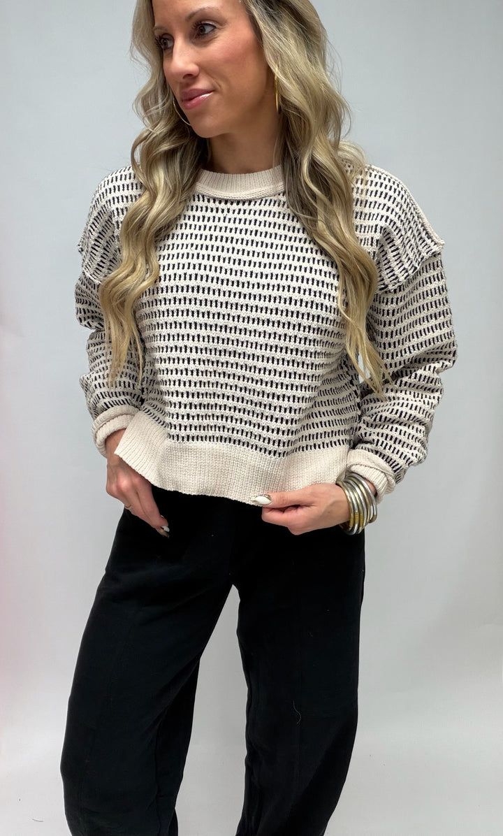 SBS- The Waffle Stitch Sweater