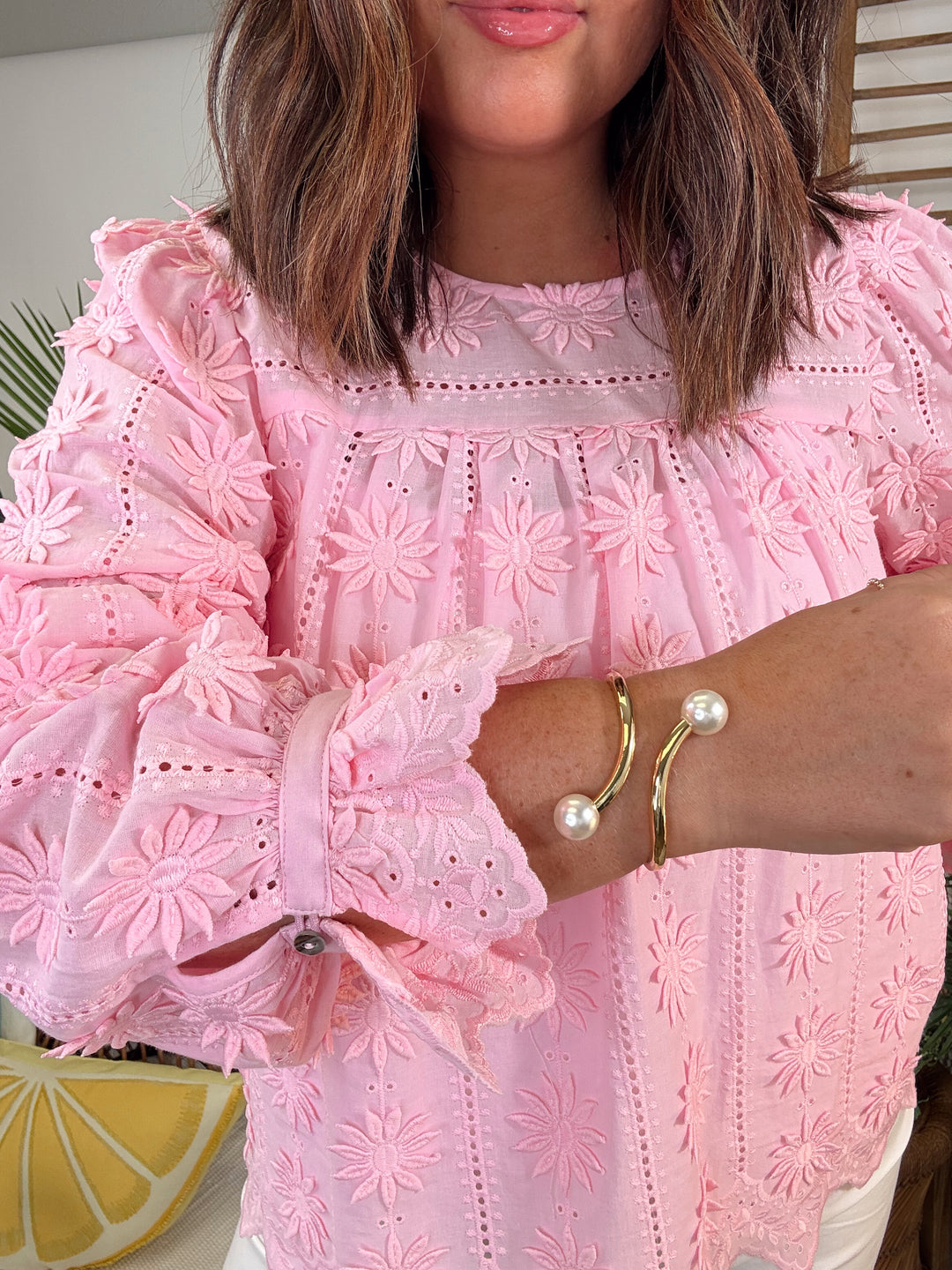 Kind of a Moment Double Pearl Bangle