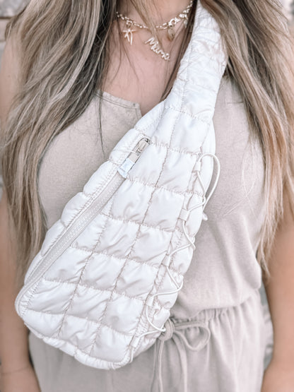 The Alex Quilted Sling Bag