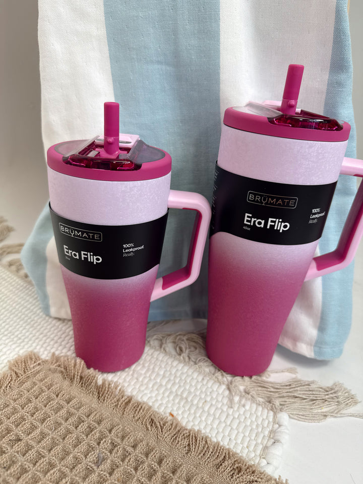 Brumate Era Flip 40oz - Frosted Rose