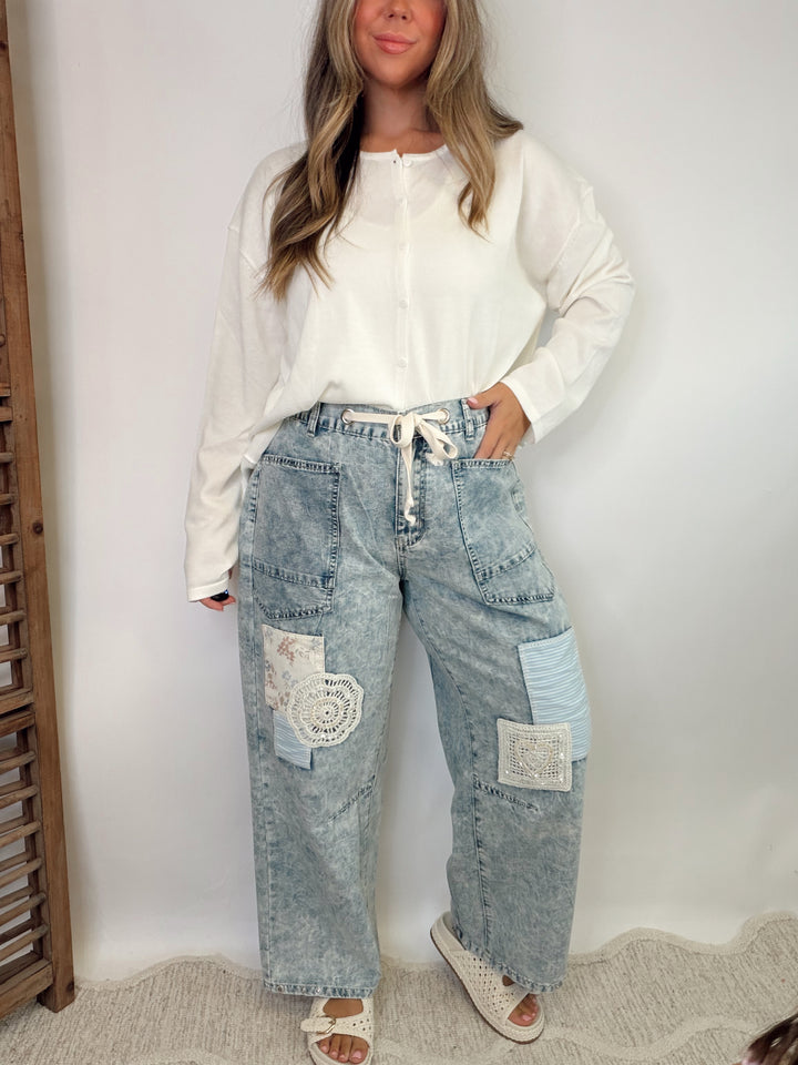 Wildflowers & Denim Pants