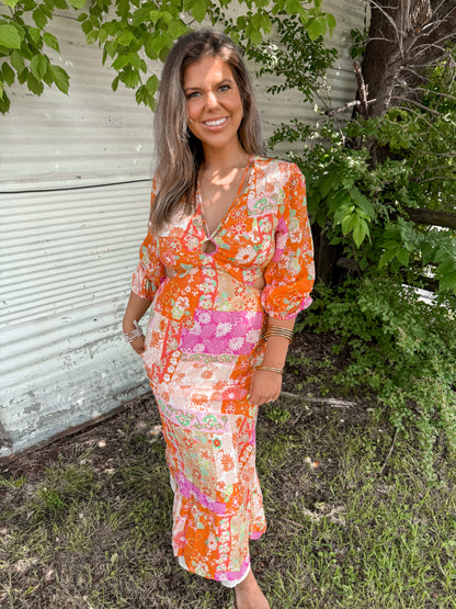 Fabulous In Floral Maxi Dress