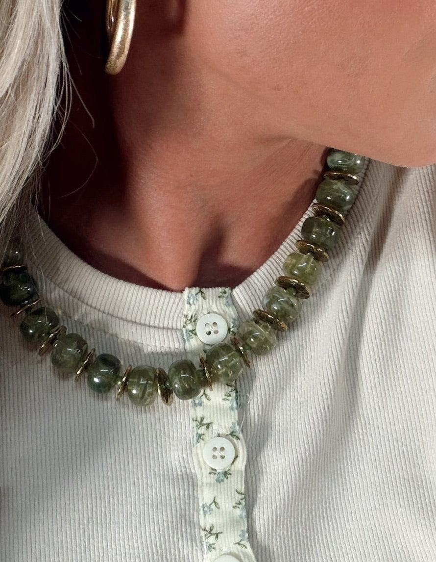 Green With Envy Waterproof Necklace