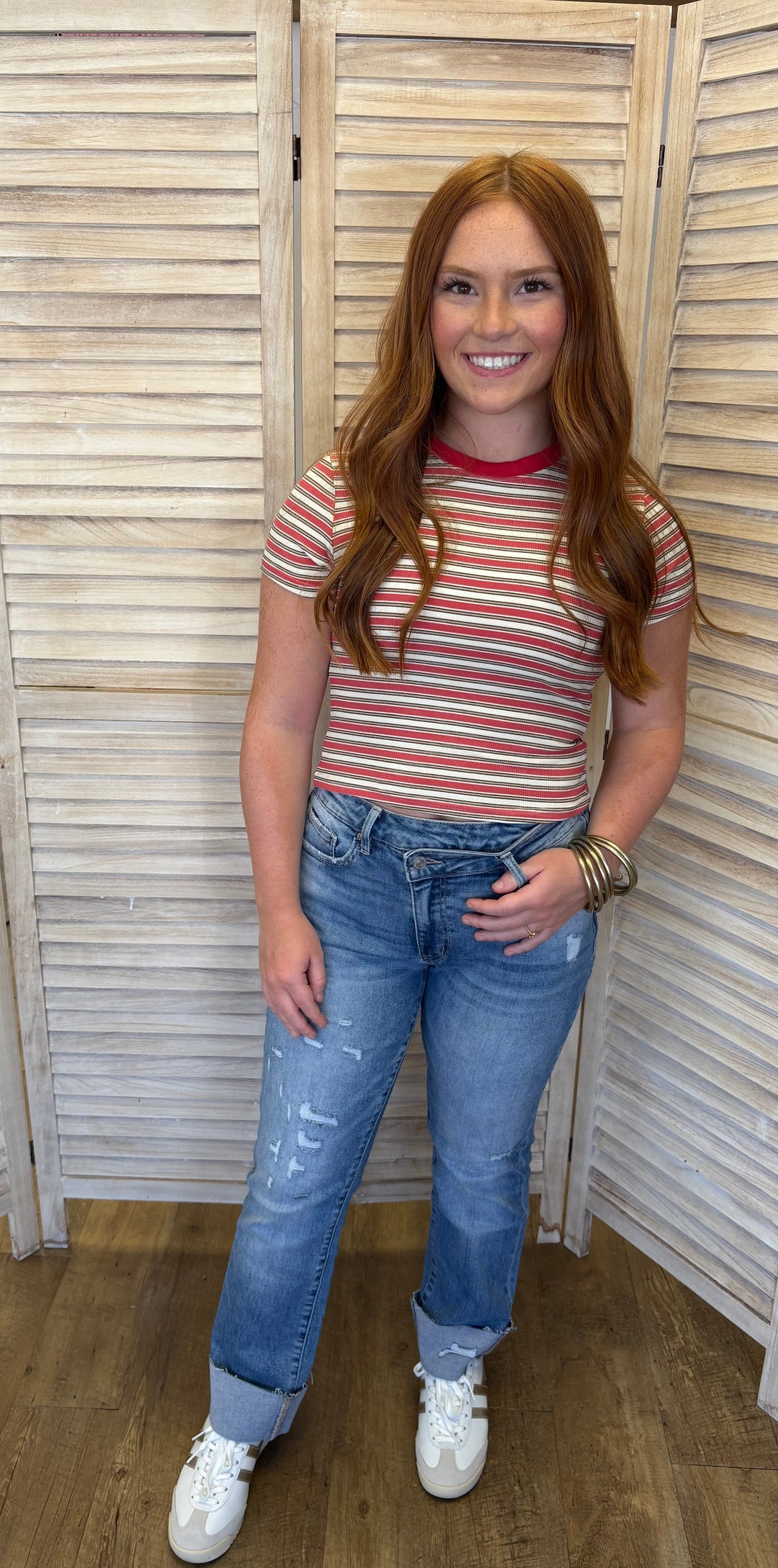 Year to Year Striped Tee