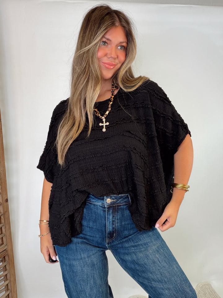 Soft Tease Ruffle Top