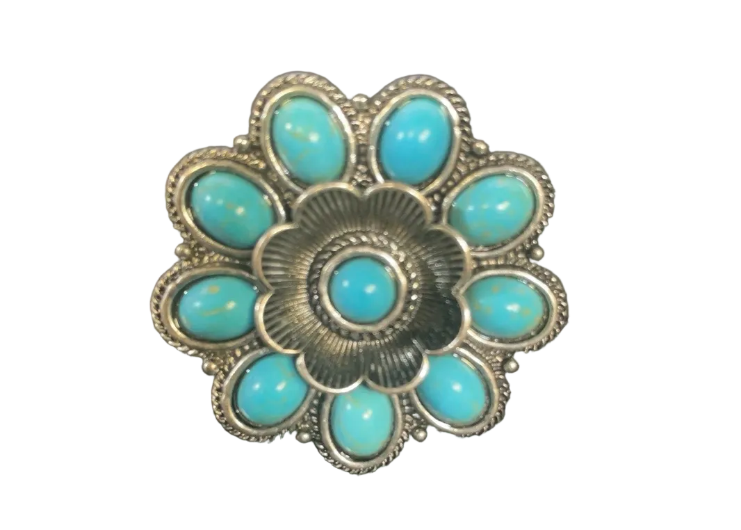 Turquoise Bloom Ring