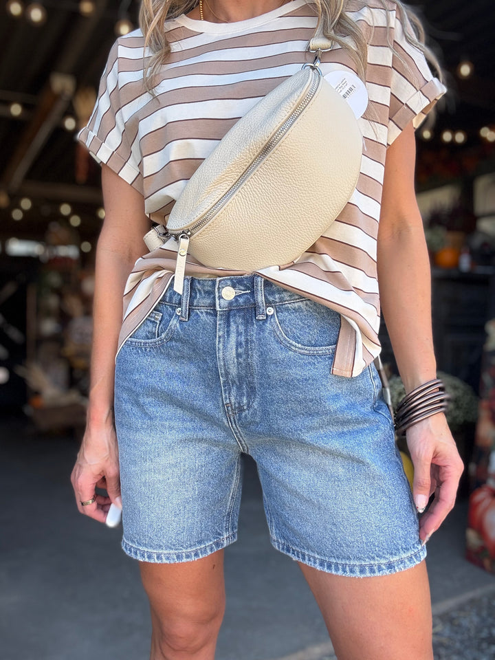 Denim Days Mom Shorts