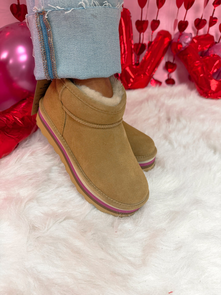 Lyla Retro Shorty Platform Bootie