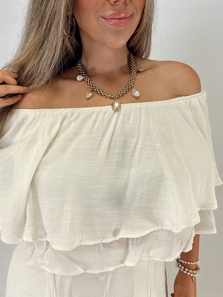 Pearl Drama Necklace