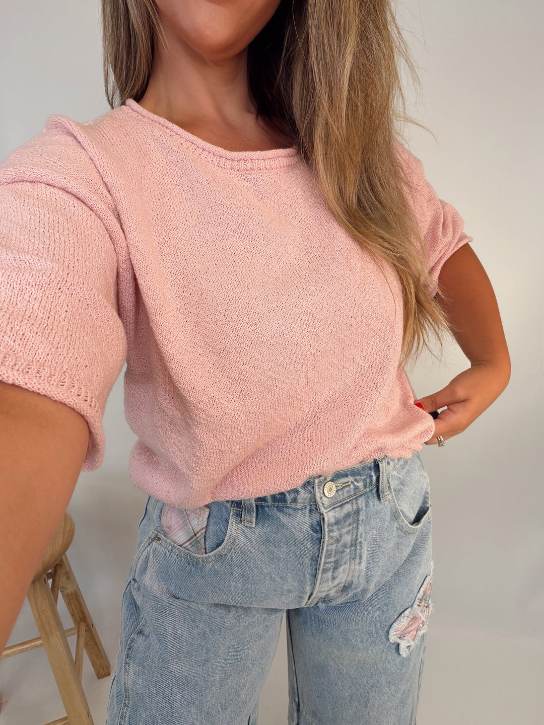 The "Pink Ladies" Knit Top