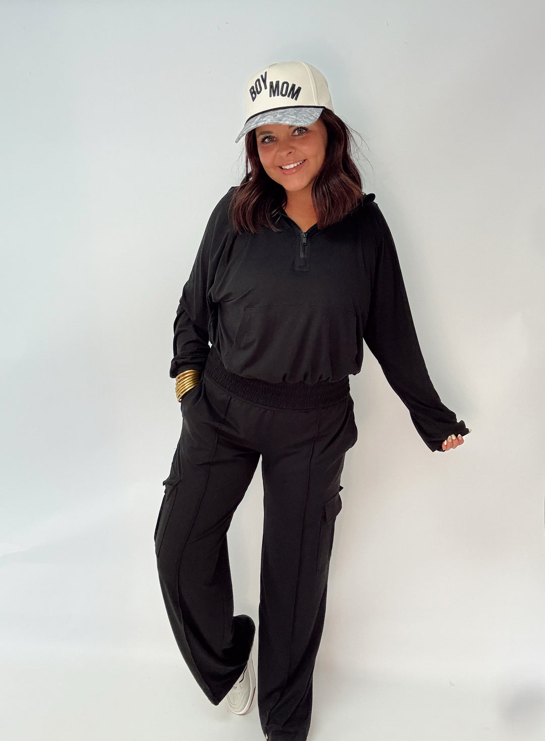 Hold The Position Quarter Zip Hoodie