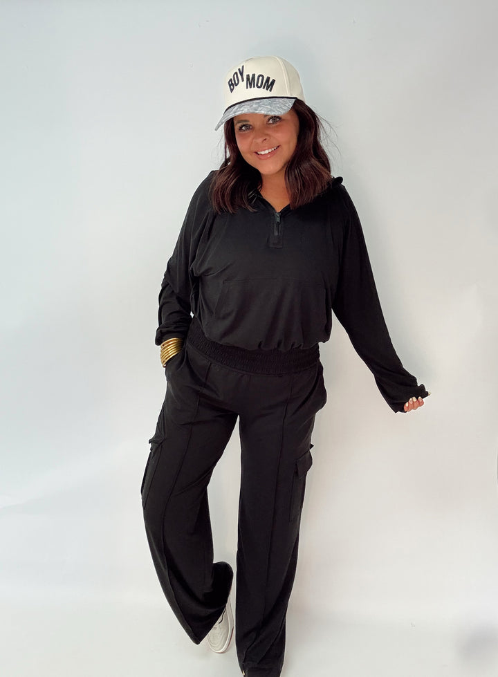 Hold The Position Quarter Zip Hoodie