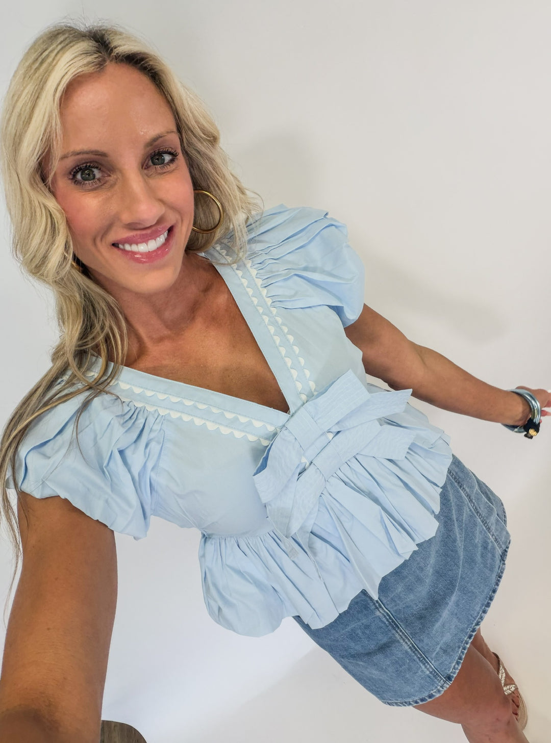 Ruffles & Ribbons Top