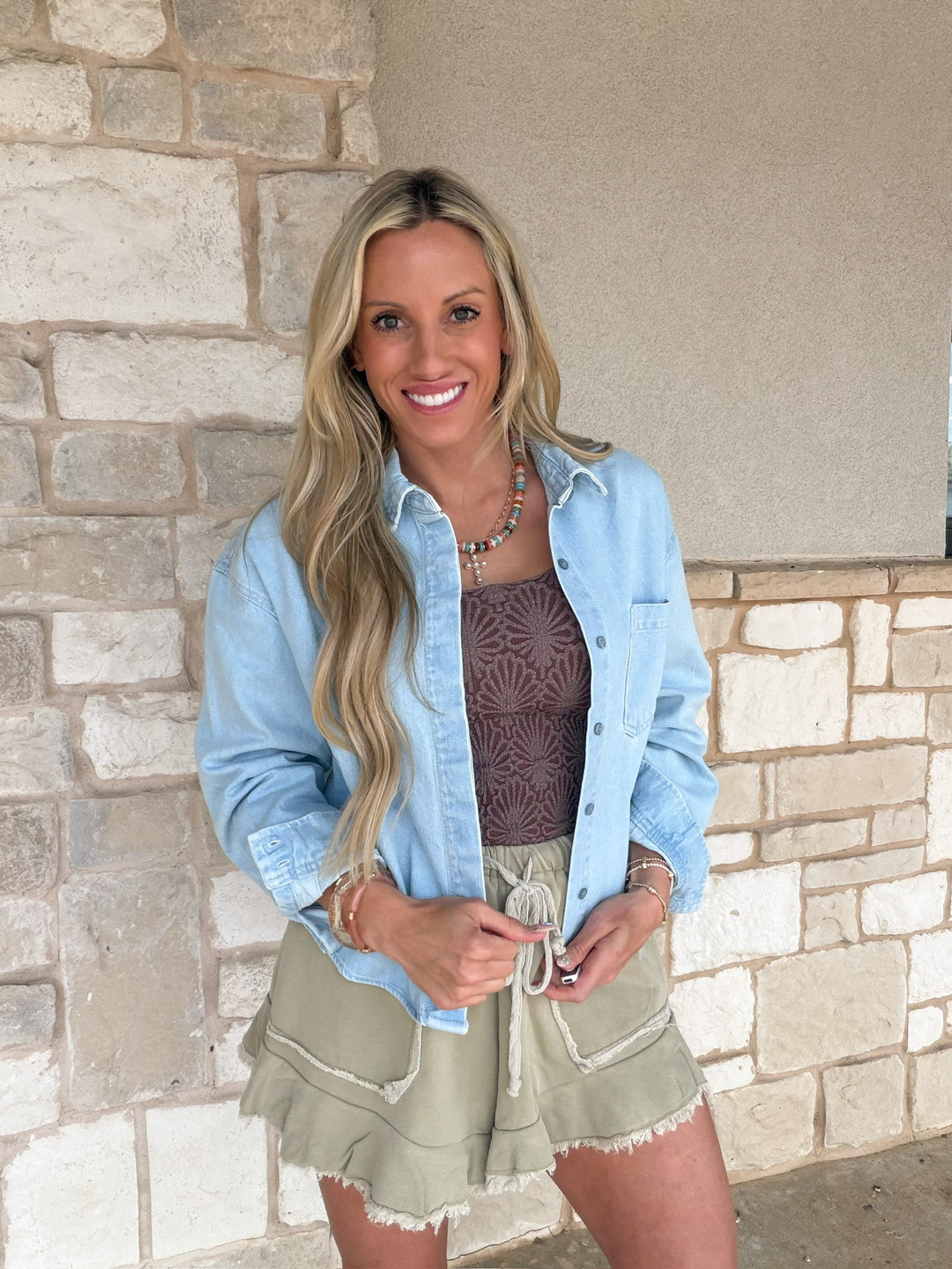 The Off Duty Denim Button Down