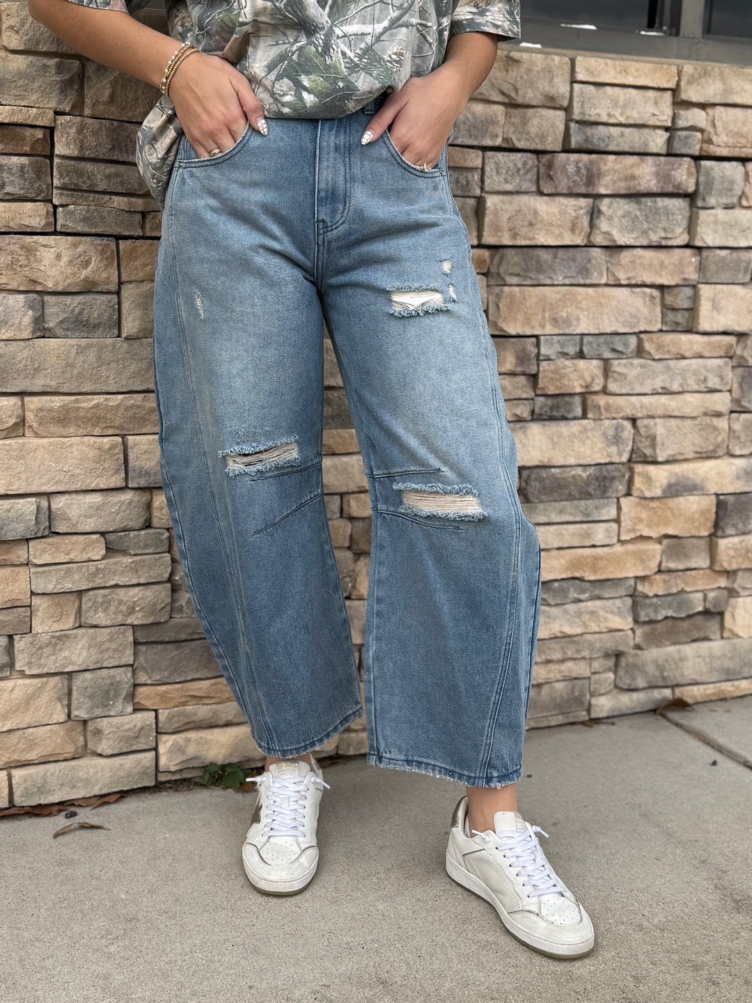 The Amberly Barrel Jean