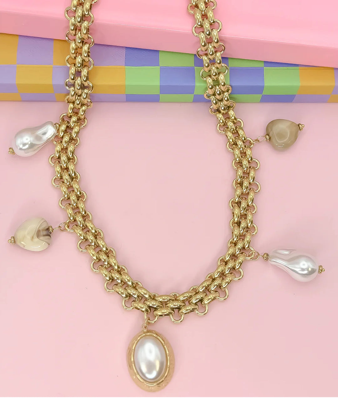 Pearl Drama Necklace