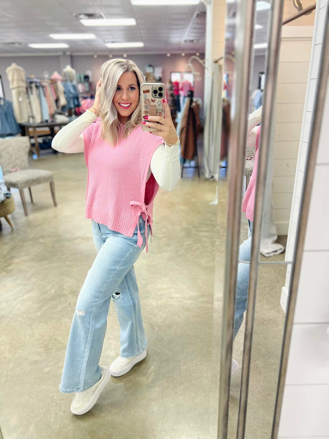 Springing Into Fate Knit Sweater