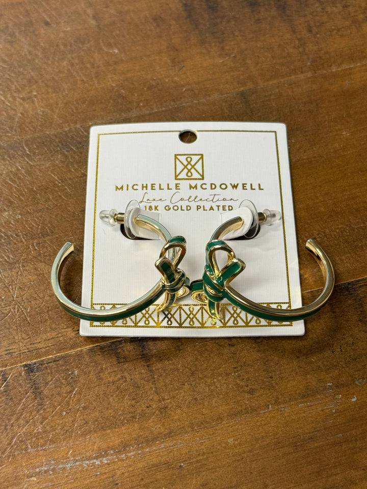 MM Luxe Bow Hoops