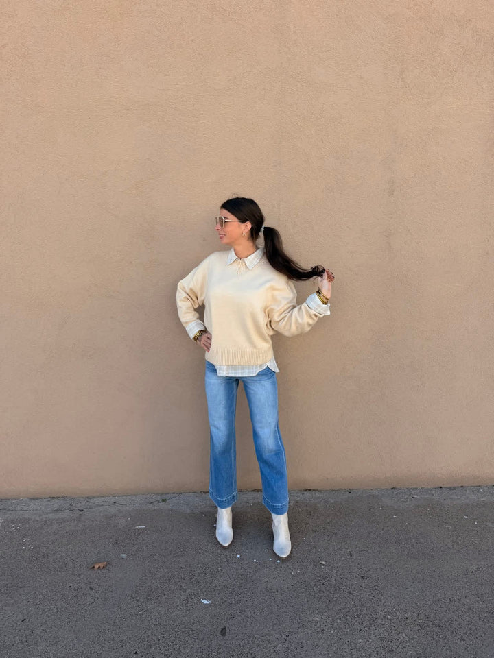 The Stevie Blk Lable HR Crop Wide