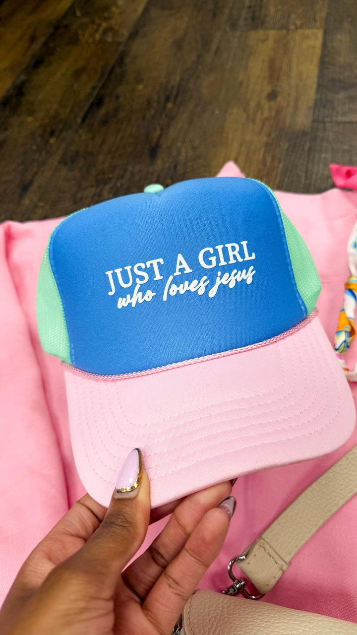 Just A Girl Trucker Hat