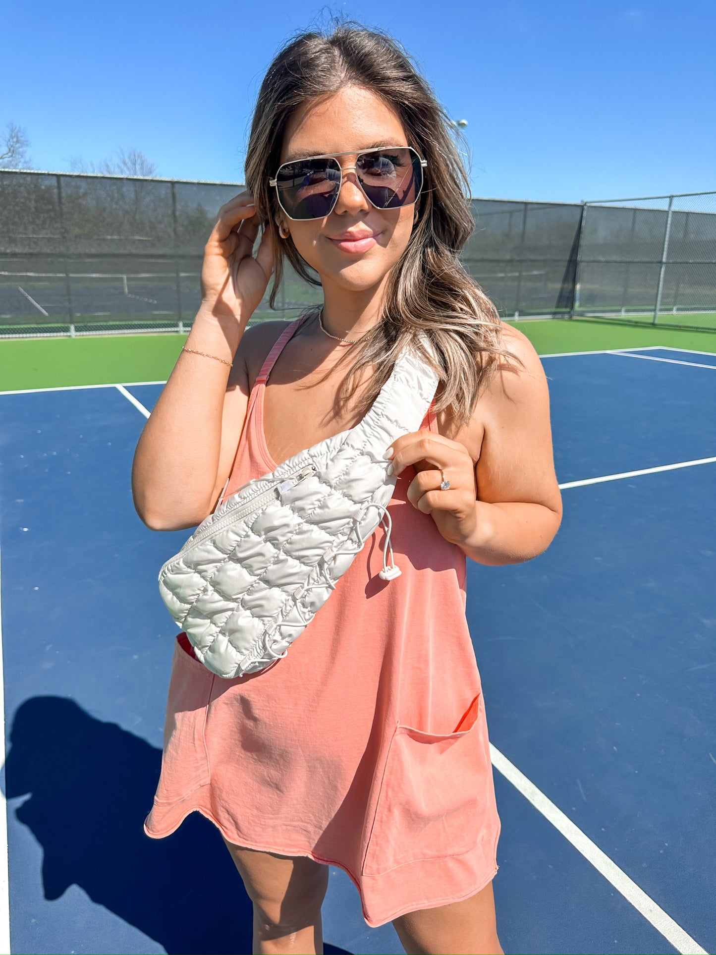The Alex Quilted Sling Bag