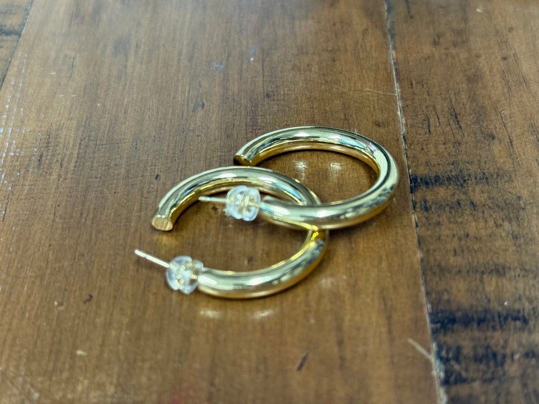 Classy Gold Hoops