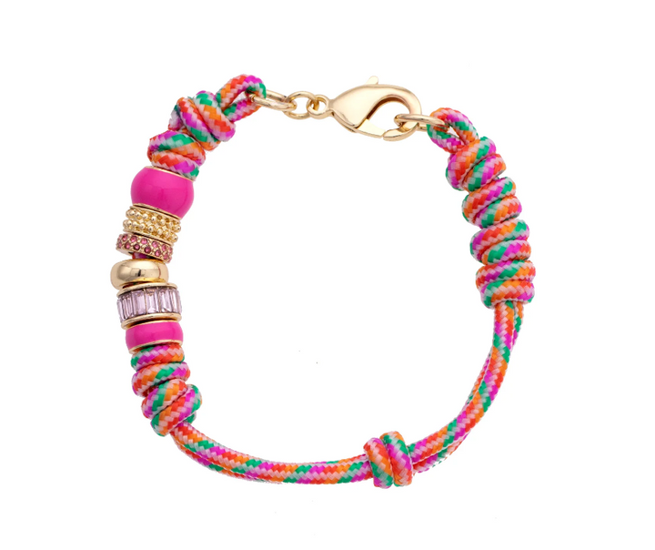 Lottie Multi Jewels Paracord Bracelet