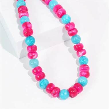 Fiesta Pop Beaded Necklace