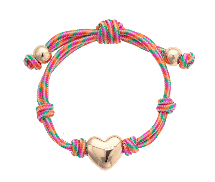 Blaine Puffy Heart Paracord Bracelet