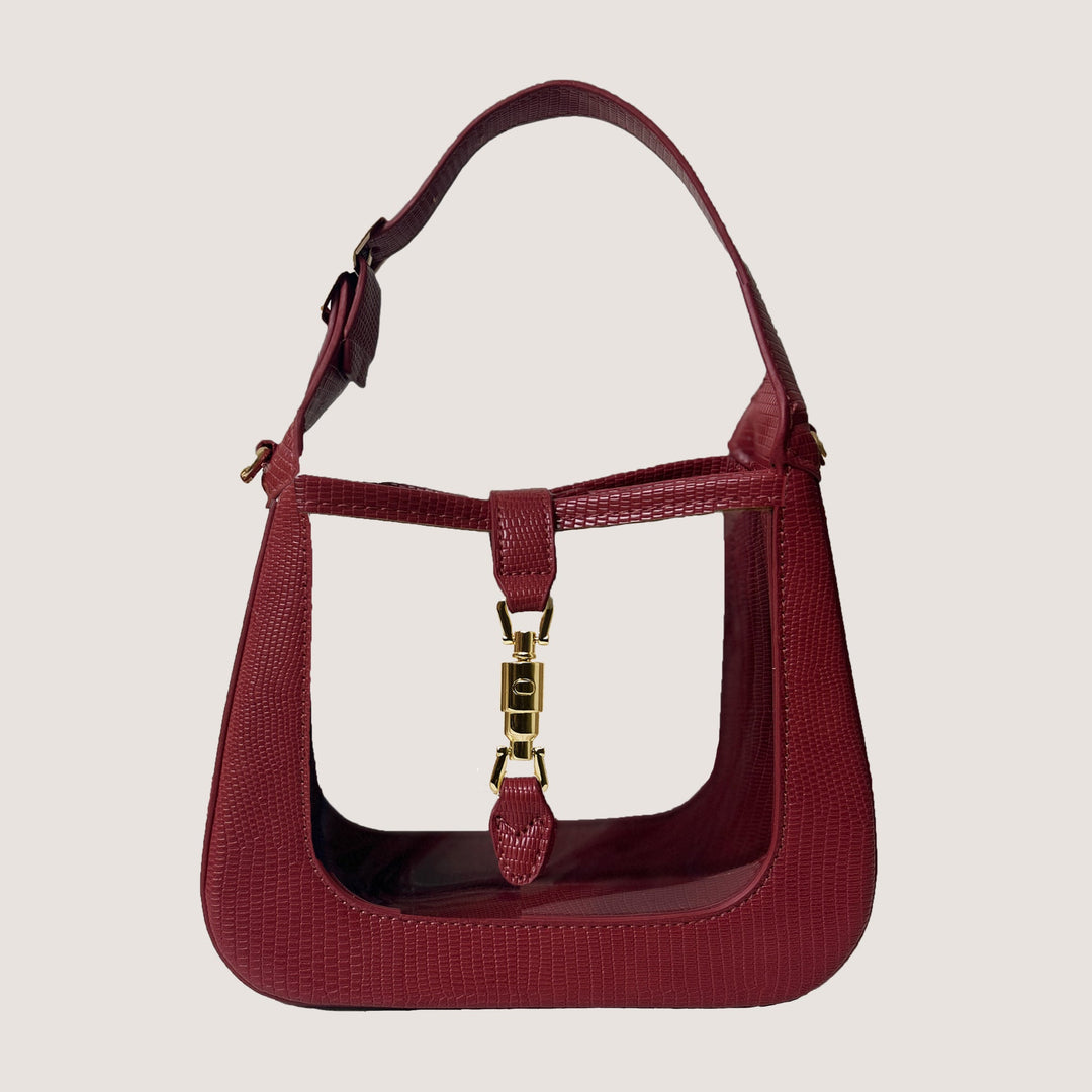 Luxe Lock Bag - Red