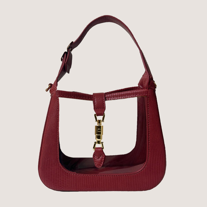 Luxe Lock Bag - Red