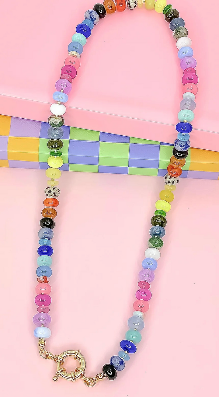 Shades of Fun Gemstone Necklace