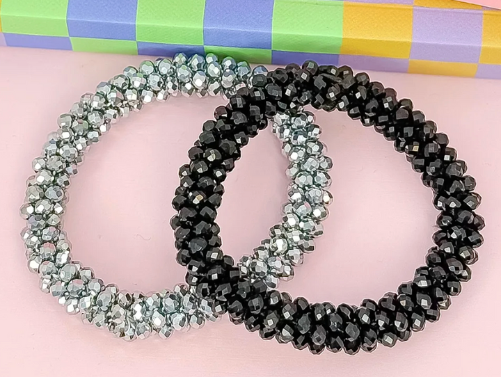 Steel & Sparkle Bracelet
