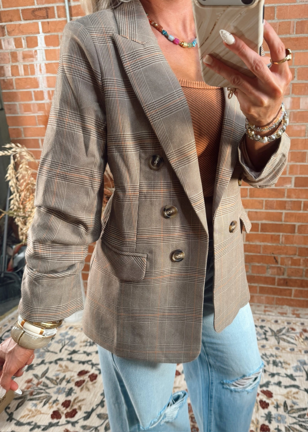 Runway Is Yours Plaid Blazer