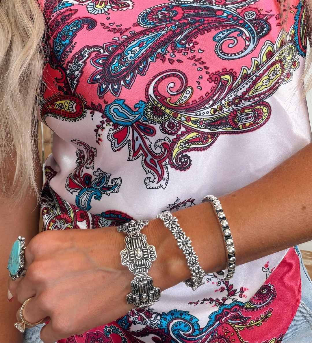Daisy Chain Stretch Bracelet