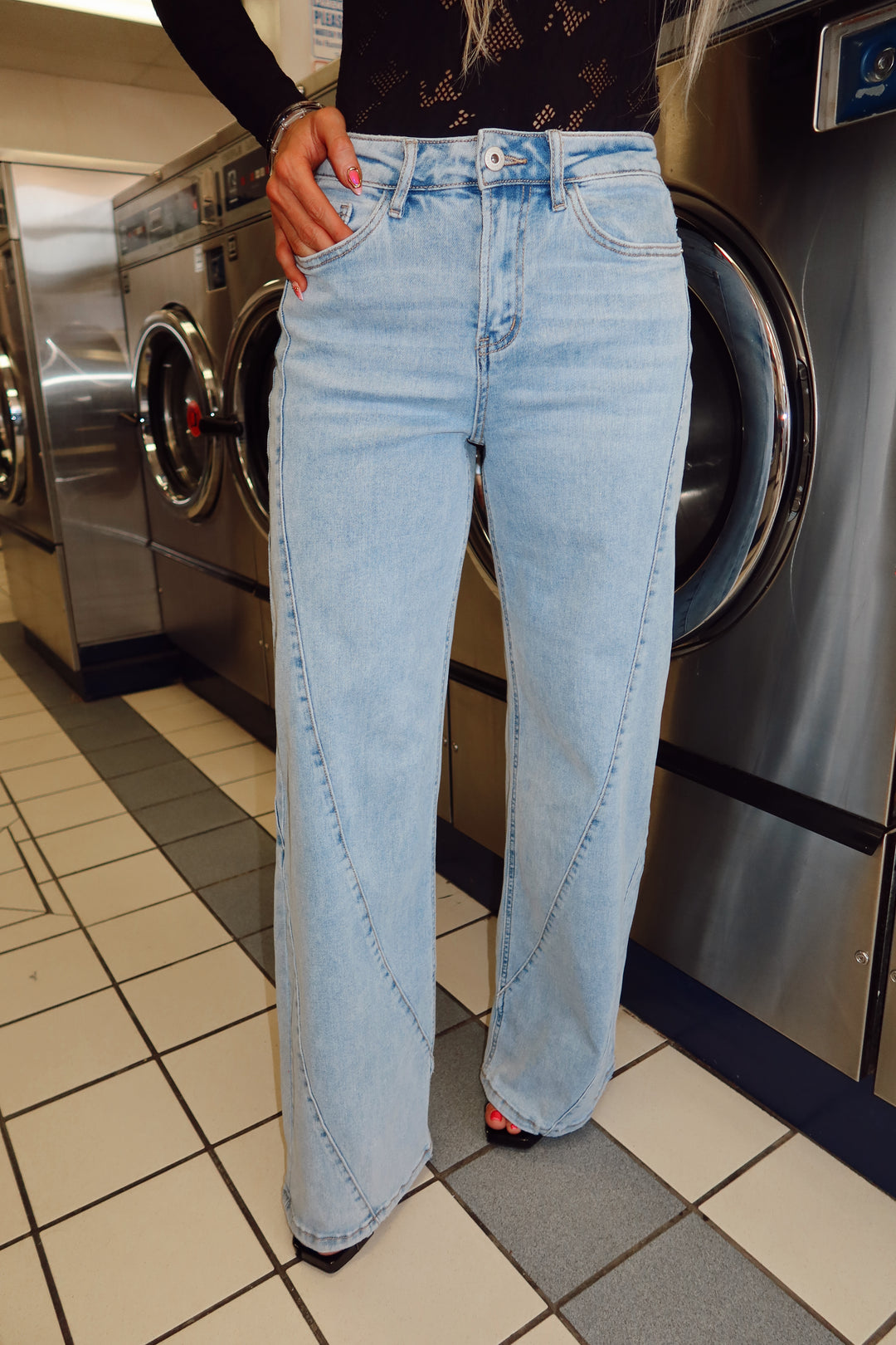 Just My Style Wide Leg Jean