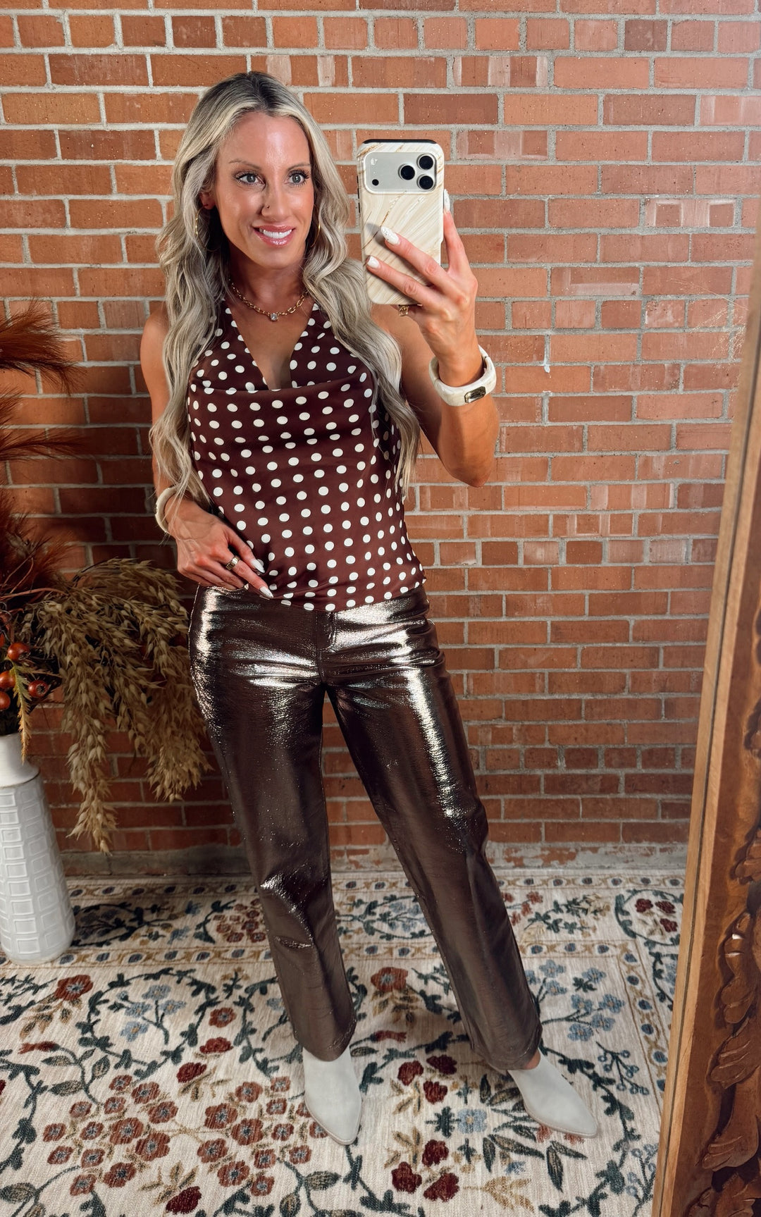 The Sweet Dot Halter Top