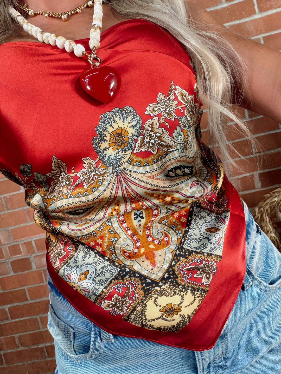 Paisley Square Scarf