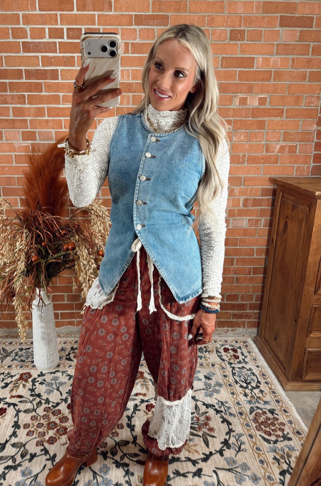Harper Button Vest