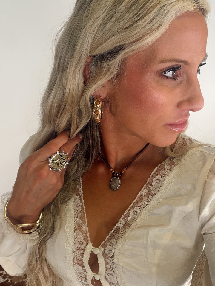 Moonstone Mist Pendant Necklace