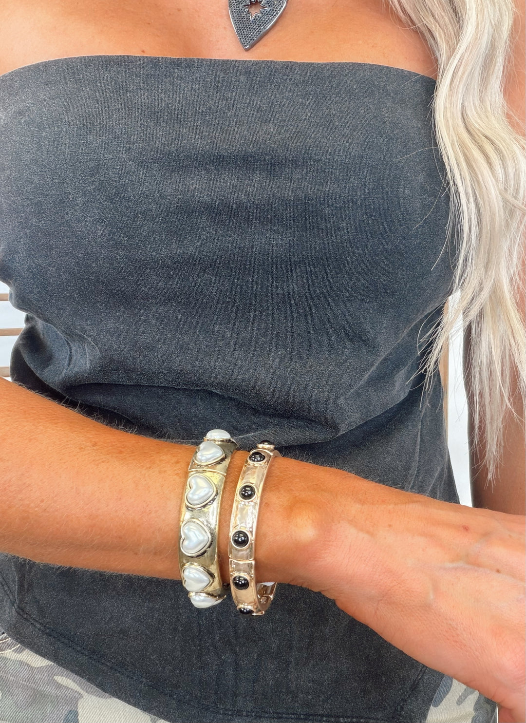 Vienna Stretch Bracelet - Black
