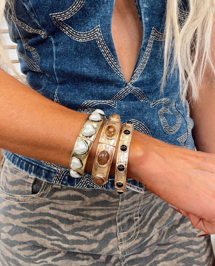 Forever Yours Heart Bracelet
- Pearl